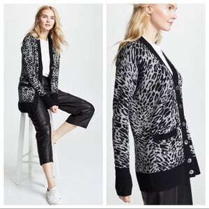 Equipment Femme Fenwick Leopard-Print
Cardigan Wool Cashmere small